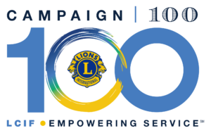 Campaign 100 logo for LCIF
